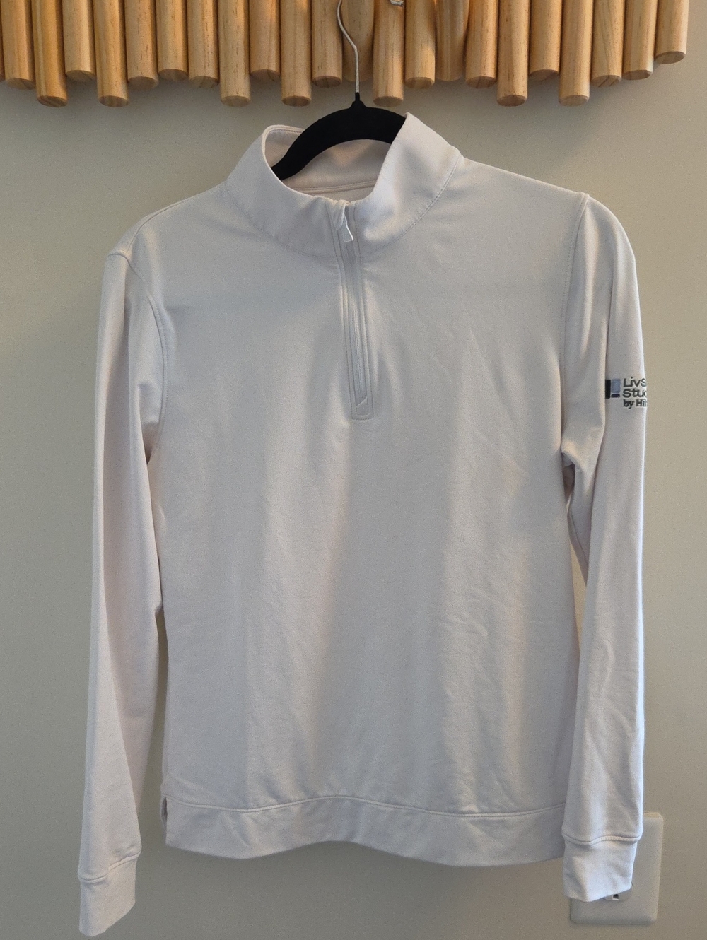 Peter Millar White Quarter-Zip Performance Quarterzip